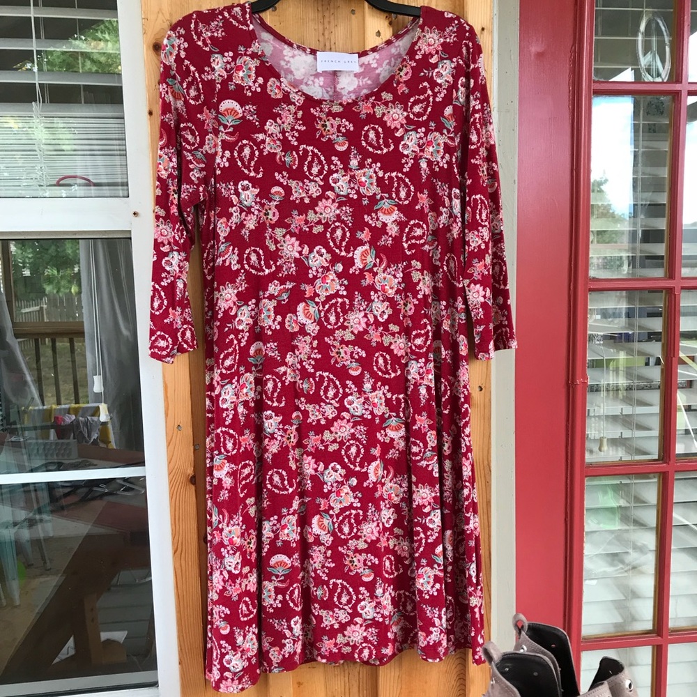 French Grey dress